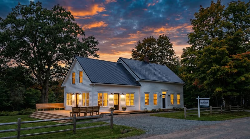 Annapolis Valley home with new metal roof