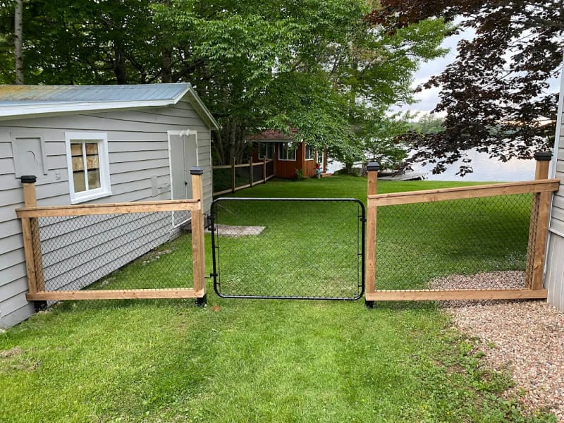 Fence installation