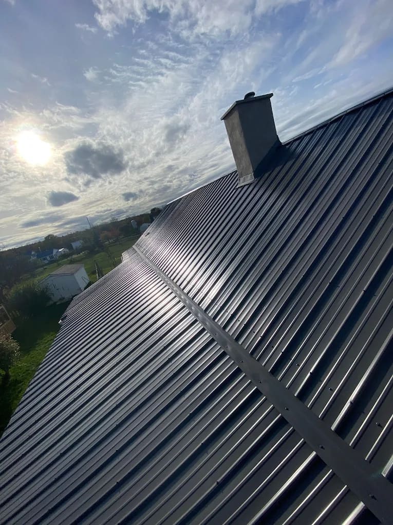 Metal roof detail